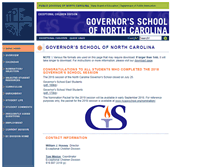 Tablet Screenshot of ncgovernorschool.com